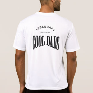 Legendary Cool Dads – Bold Typography Design T-Shirt