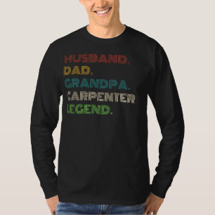 Legendary Craftsman: Husband, Dad, Grandpa - Funny T-Shirt
