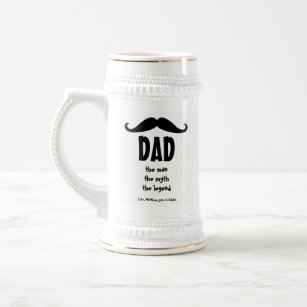 Legendary Dad: Personalised Stein Mug for Father's