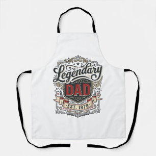 Legendary Dad Vintage Engraving Shirt Design (3)_1 Apron
