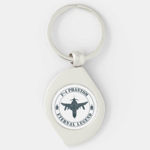 Legendary F-4 Phantom Fighter Aircraft Key Ring
