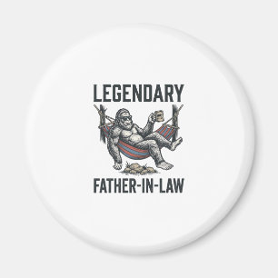 Legendary Father In Law Sasquatch Vintage Shirt De Magnet