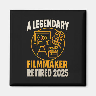 Legendary Filmmaker Retired 2025 Funny Movie Direc Magnet