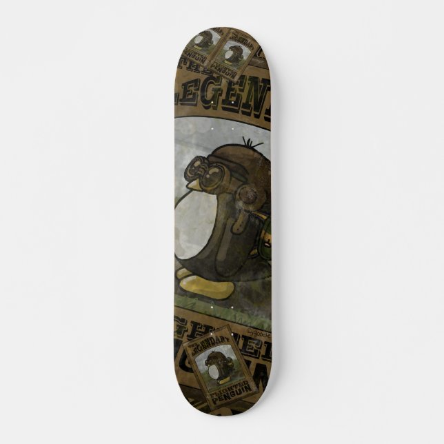 Legendary Flight Penguin Skateboard (Front)