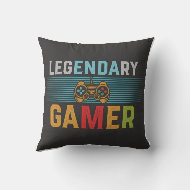 Legendary Gamer Pillow (Back)
