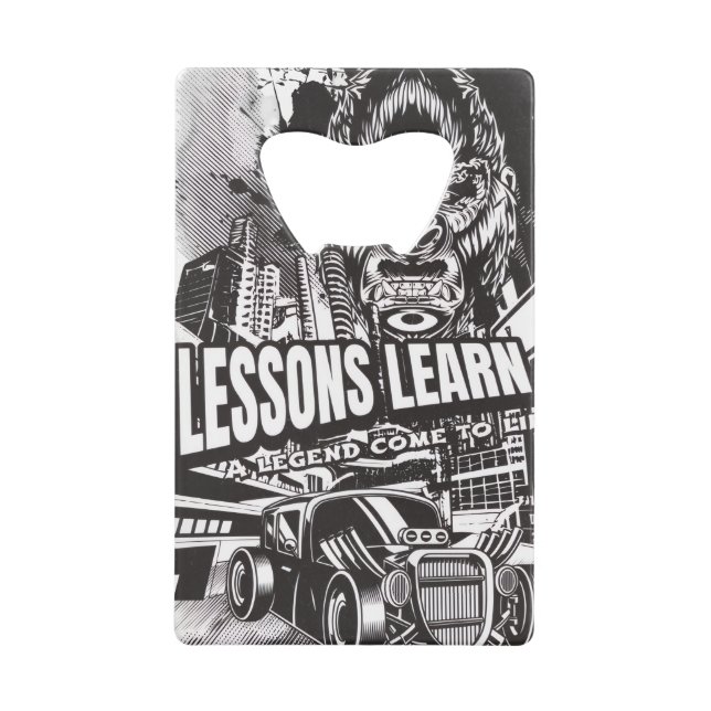 LEGENDARY GORILLA LESSONS LEARN BOTTLE OPENER (Front)