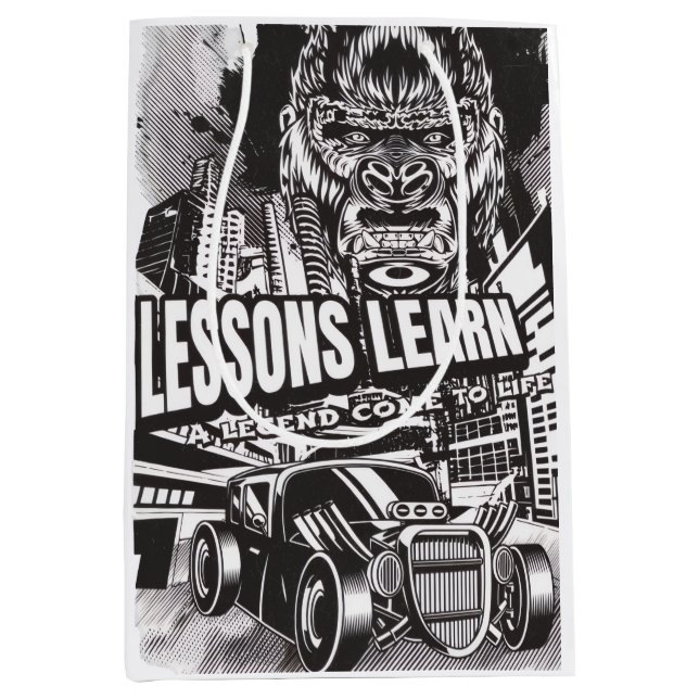 LEGENDARY GORILLA LESSONS LEARN (M) GIFT BAG (Front)