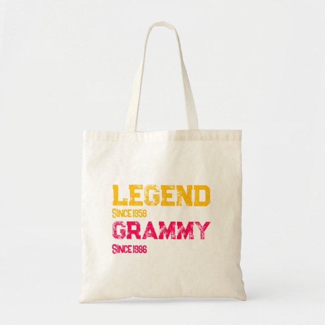 Legendary Grammy Vintage Tote Bag (Front)