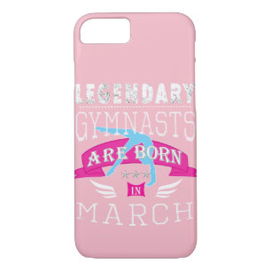 Legendary Gymnasts are born in March gift Case-Mate iPhone Case