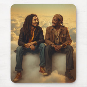 “Legendary Hip-Hop & Reggae Icons Mouse Pad