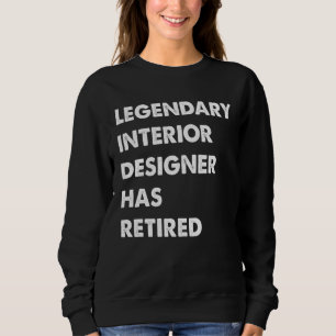 Legendary Interior Designer Has Retired Sweatshirt