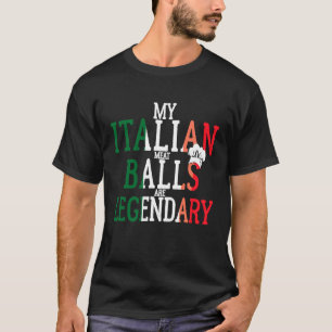 Legendary Italian Balls Shirt Cooks Chef Meatballs