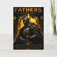 Legendary Knight Father Greeting Card