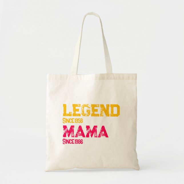 Legendary Mama Vintage Tote Bag (Front)