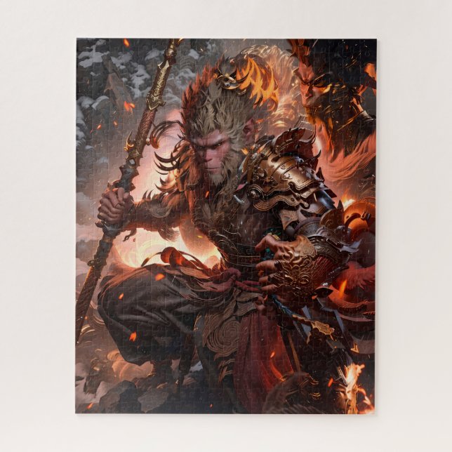Legendary of black myth wukong jigsaw puzzle (Vertical)