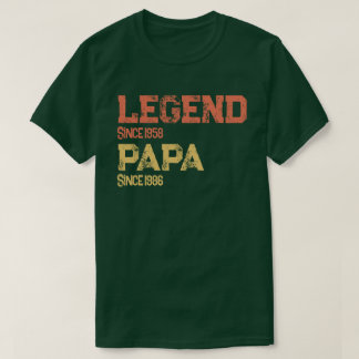 Legendary Papa Vintage Father's Day Gift T-Shirt
