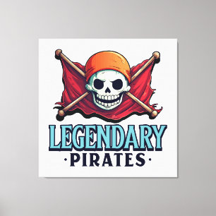 Legendary Pirates Canvas Print