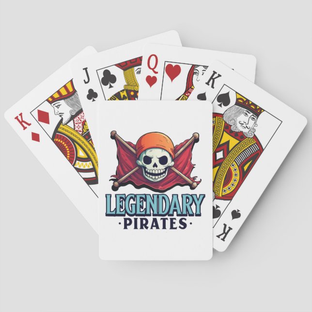 Legendary Pirates Playing Cards (Back)