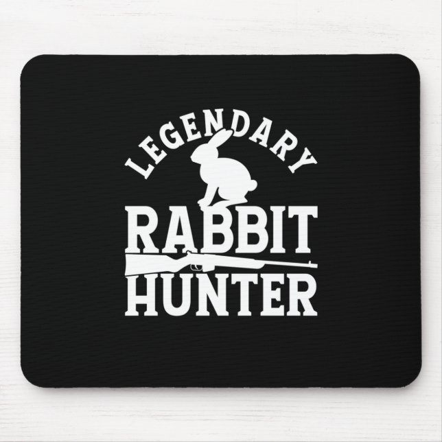 Legendary Rabbit Hunter Mouse Pad (Front)
