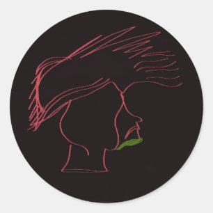 Legendary Rockstar  Classic Round Sticker