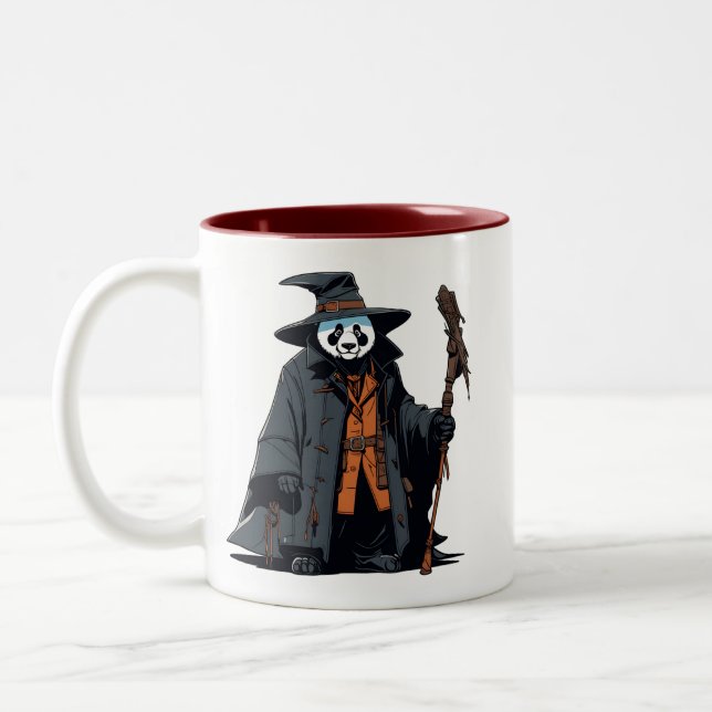 Legendary Sage Panda Witch Slayer - Witch Hunters Two-Tone Coffee Mug (Left)