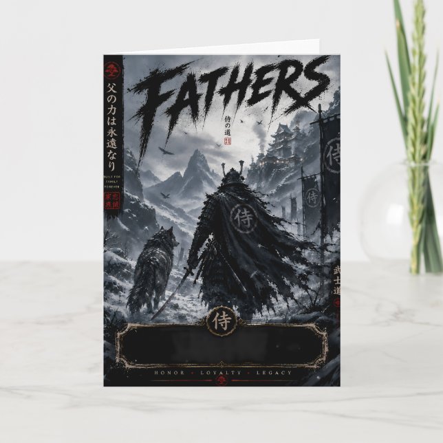 Legendary Samurai Father Card (Front)