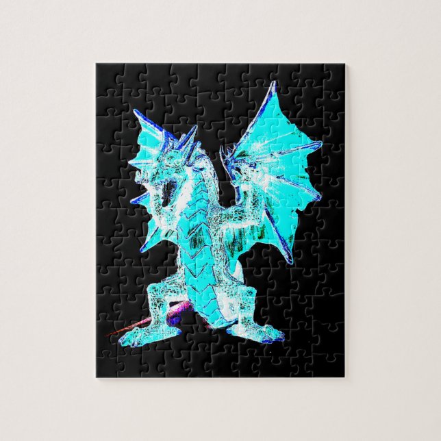 Legendary Sea Beast Mystic Depths Vivid Color Art Jigsaw Puzzle (Vertical)