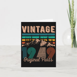 Legendary Since 1949 Birthday Hiking Mountains Vin Card
