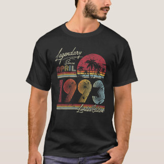 Legendary Since April 1993 29Th Bithday T-Shirt