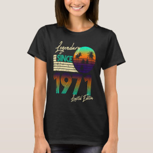 Legendary Since Bday March 1971 Vintage 50Th Birth T-Shirt