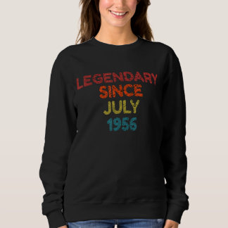 Legendary Since July 1956 Retro Birthday Sweatshirt