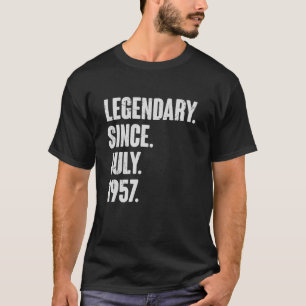 Legendary Since July 1957 65 Year Old 65th Birth T-Shirt