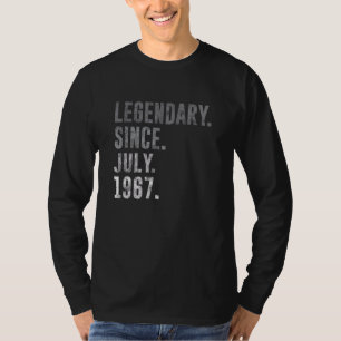 Legendary Since July 1967 55th Birthday Vintage 19 T-Shirt