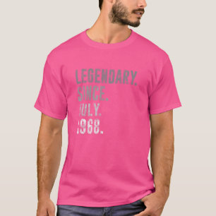 Legendary Since July 1968 54th Birthday Vintage 19 T-Shirt