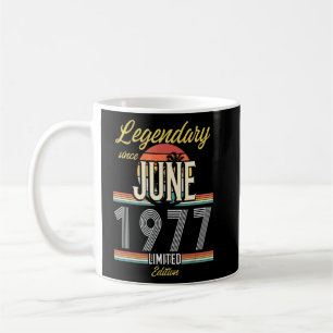 Legendary Since June 1977 Vintage Coffee Mug