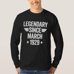 Legendary Since March 1929 1 T-Shirt