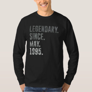 Legendary Since May 1995 27th Birthday Vintage 199 T-Shirt