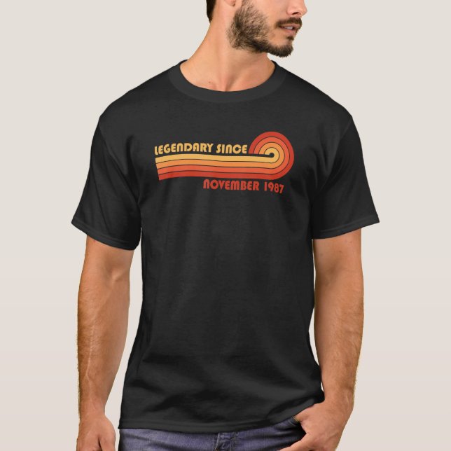 Legendary Since November 1987 T-Shirt (Front)