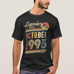 Legendary Since October 1993 u2013 Happy Birthday T-Shirt