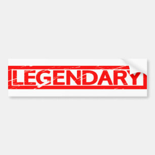 Legendary Stamp Bumper Sticker