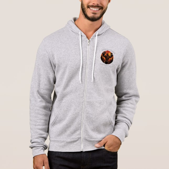 Legendary Strength Commitment Is Real | Gym Life Hoodie (Front)