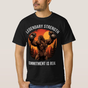 Legendary Strength Commitment Is Real Gym Life T-Shirt