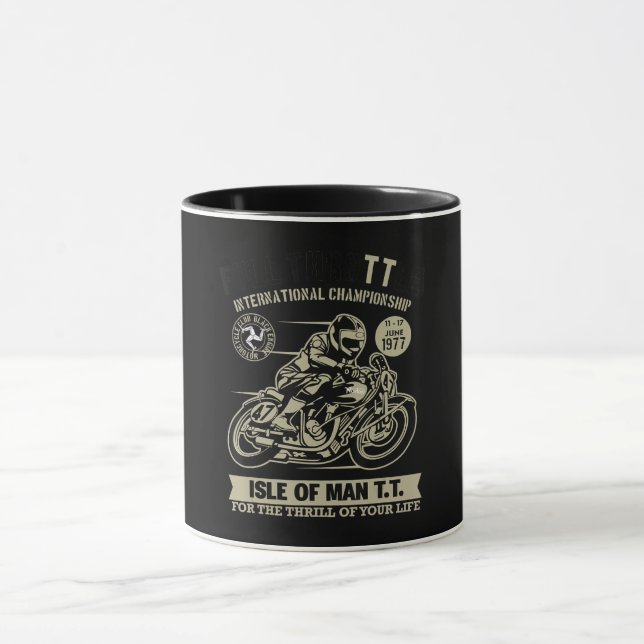 Legendary With Motorcycle Racing Art Gift Mug (Center)