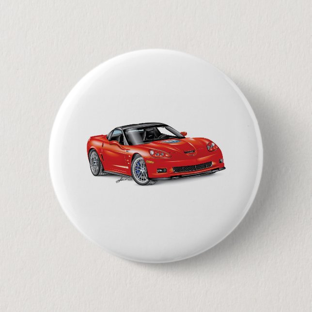 LEGENDARY Z-R-ONE AUTOMOBILE ART 6 CM ROUND BADGE (Front)