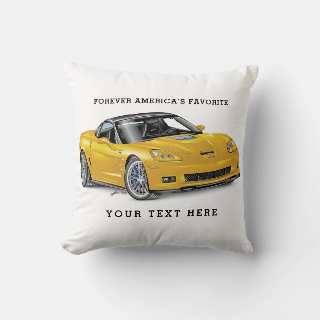 LEGENDARY Z-R-ONE AUTOMOBILE ART CUSHION (Front)
