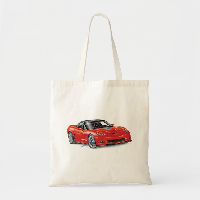 LEGENDARY Z-R-ONE AUTOMOBILE ART TOTE BAG (Front)
