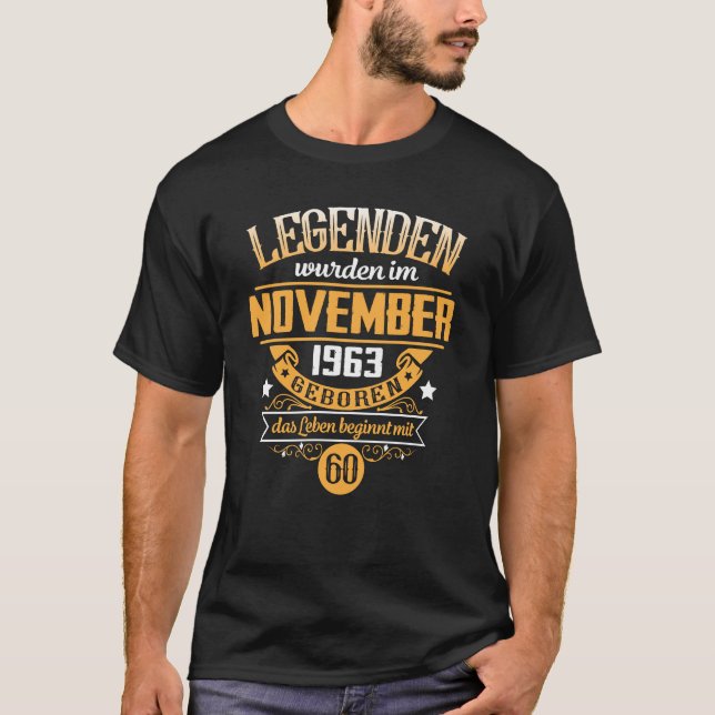 Legenden wurden im November 1963 geboren T-Shirt (Front)