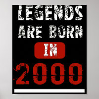 Legends Are Born In 2000 18 Years Old