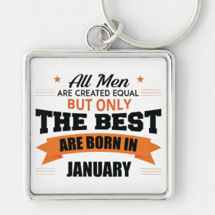 Legends Are Born In January Key Ring