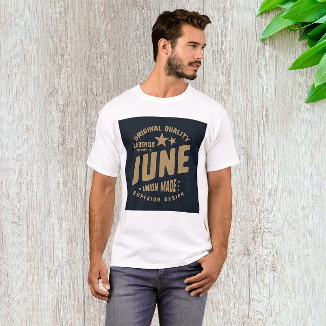 Legends Are Born in June Original Quality T-Shirt (Creator Uploaded)